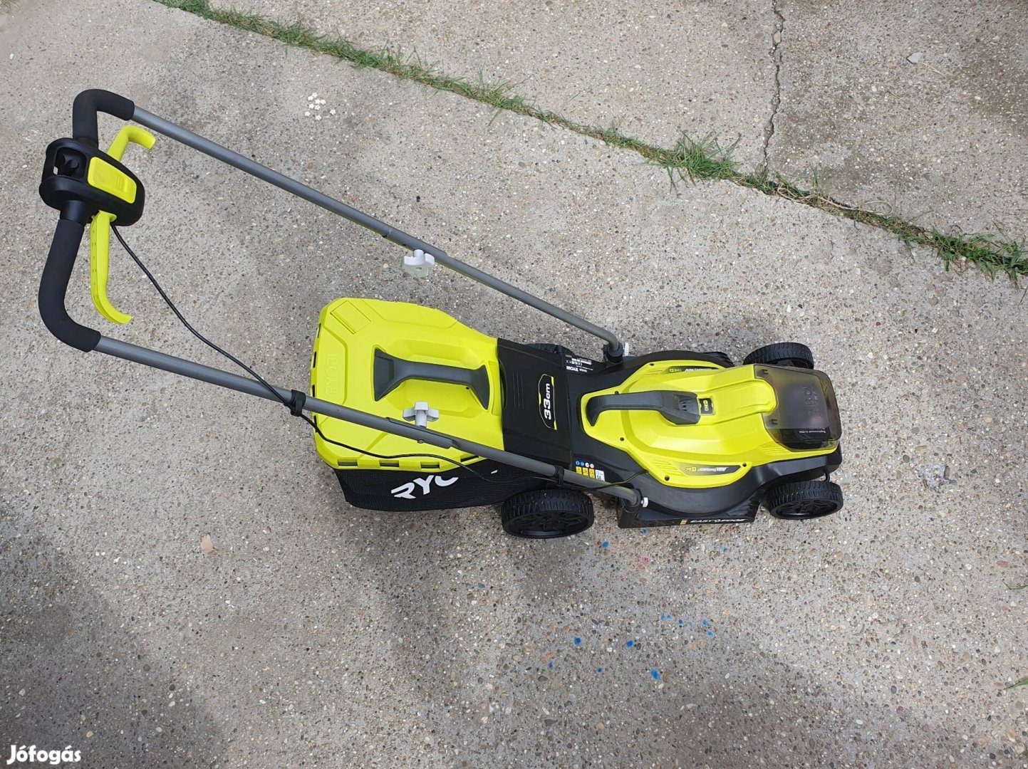 Ryobi Olm1833B akkus fűnyíróhasznált