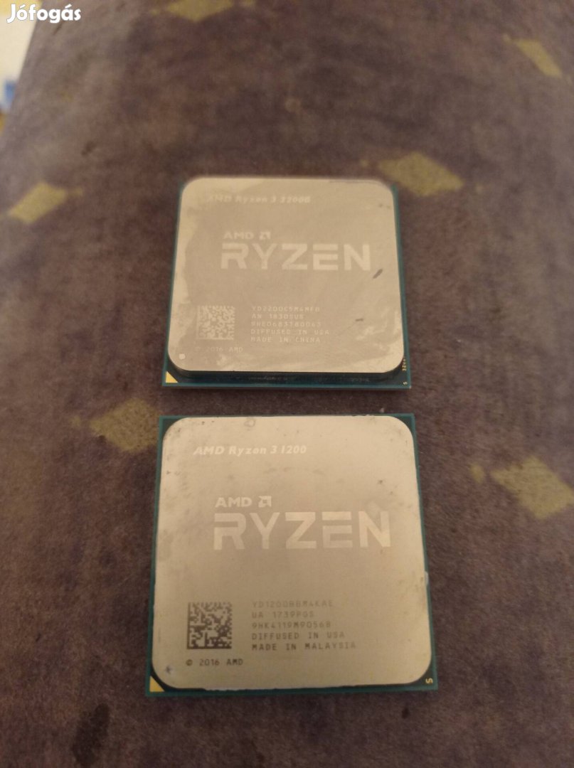 Ryzen3-1200 és ryzen3-2200g egyben