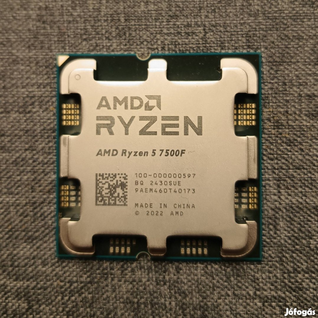 Ryzen 5 7500F ingyen foxpost ~3 év gar