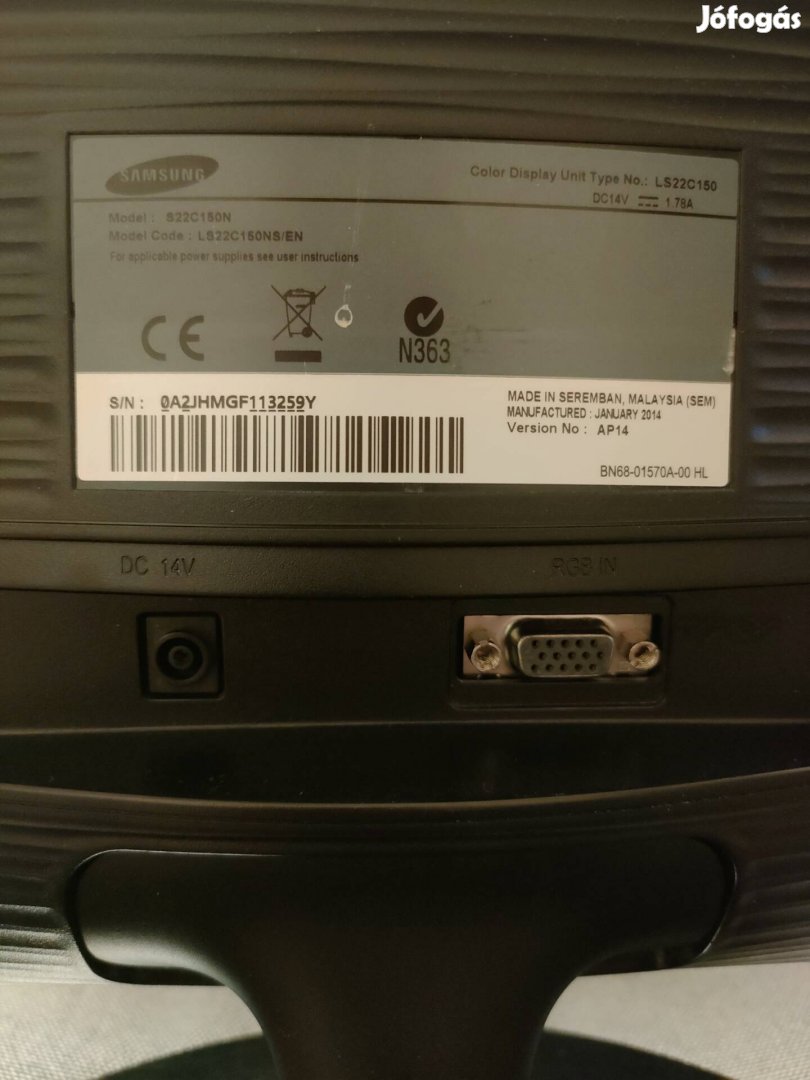 S22C150 Samsung monitor