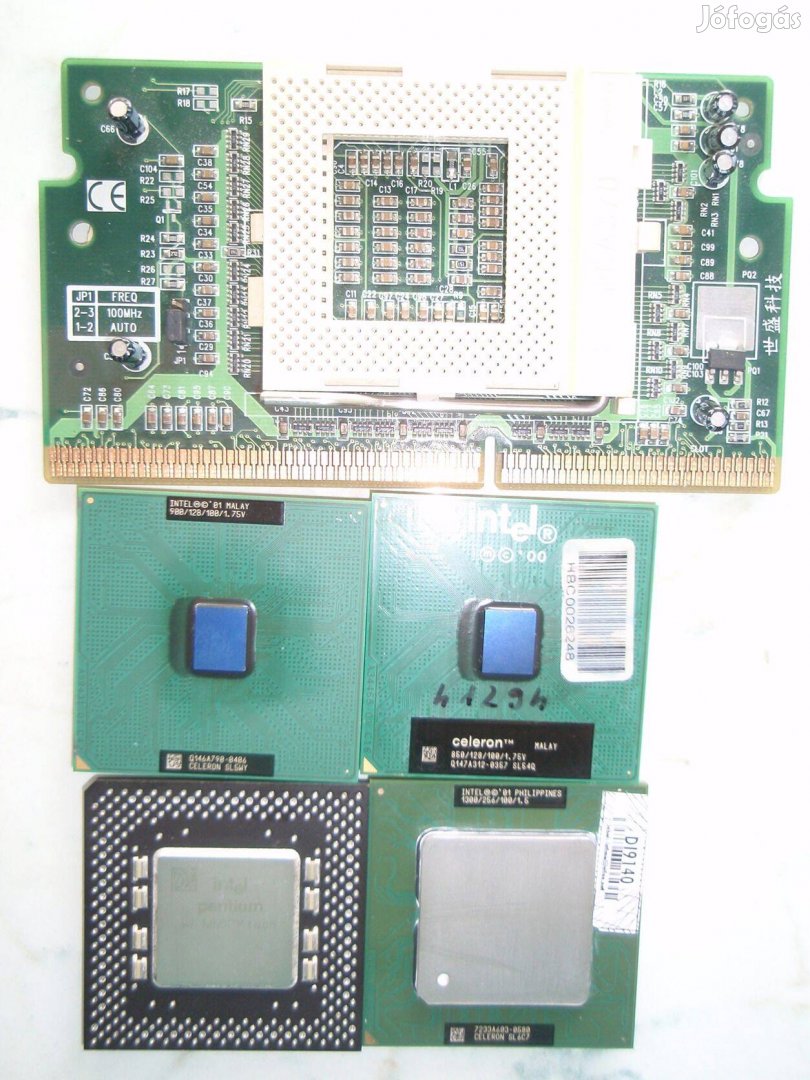 S370 celeron + egy MMX 200MHz + SDRAM-ok (Retró)