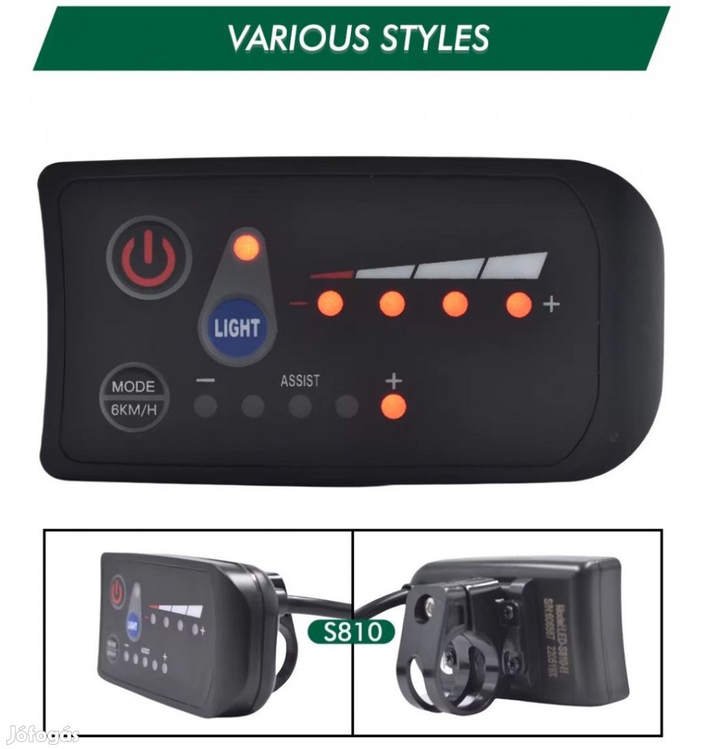 S810 LED kezelő 36V-os 5 pin