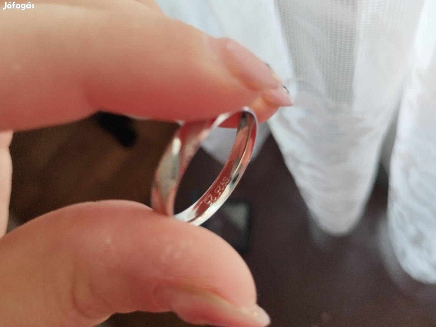 S925 karika gyűrű 