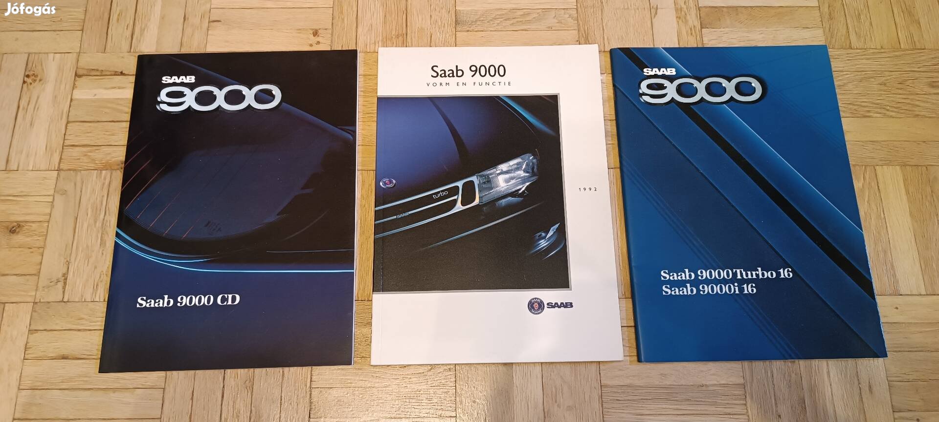 SAAB 9000 gyári prospektus típus ismertetők könyv 