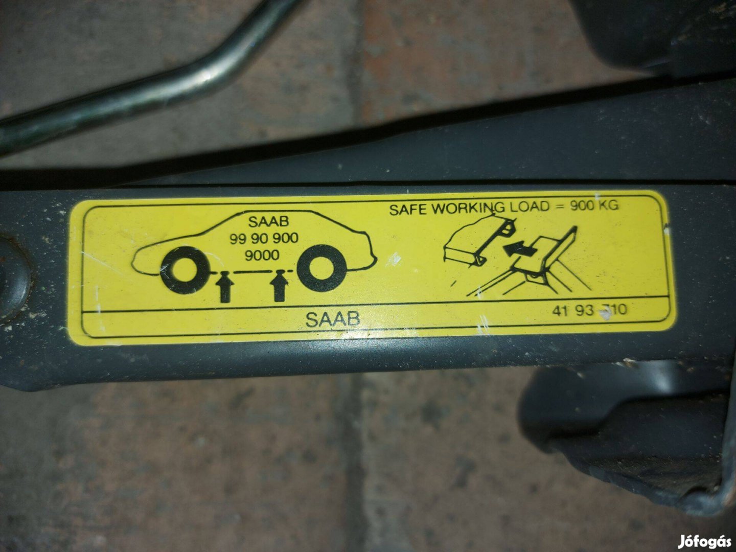 SAAB gyári hibátlan emelő 7900Ft Siófok ingyen szállítás