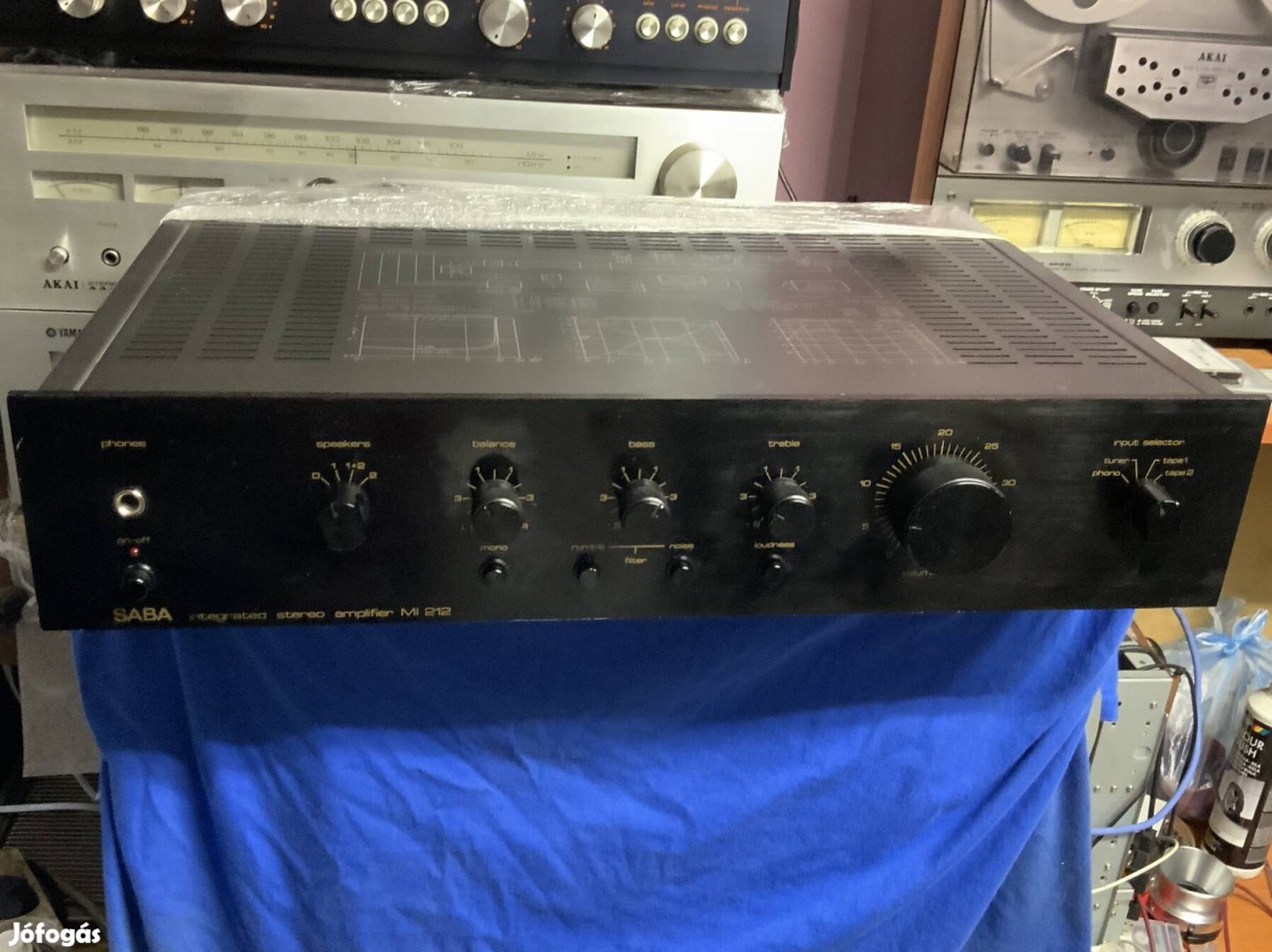 SABA MI 212 Igen Ritka Jó minőségű Erősítő 2x90 Watt . Jó állapotban 