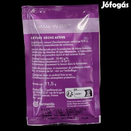 SAFALE W-68 Sörélesztő 11,5g 6146