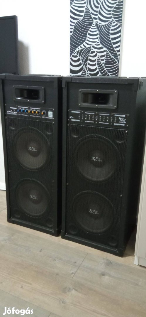 SAL PA 225 Aktív-Passzív Karaoke Hangfalpár