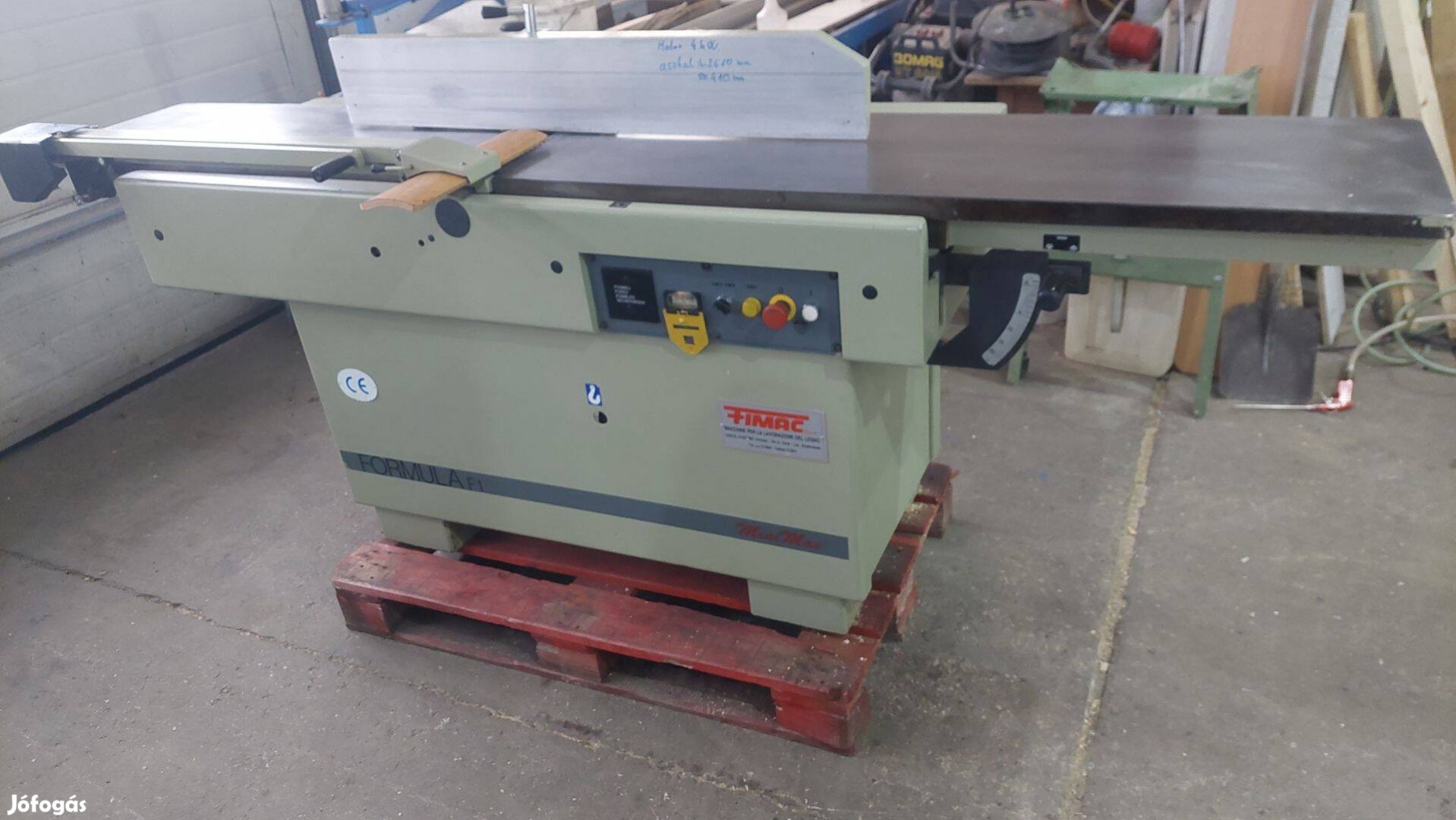 SCM Formula F1 410-es egyengető gyalugép