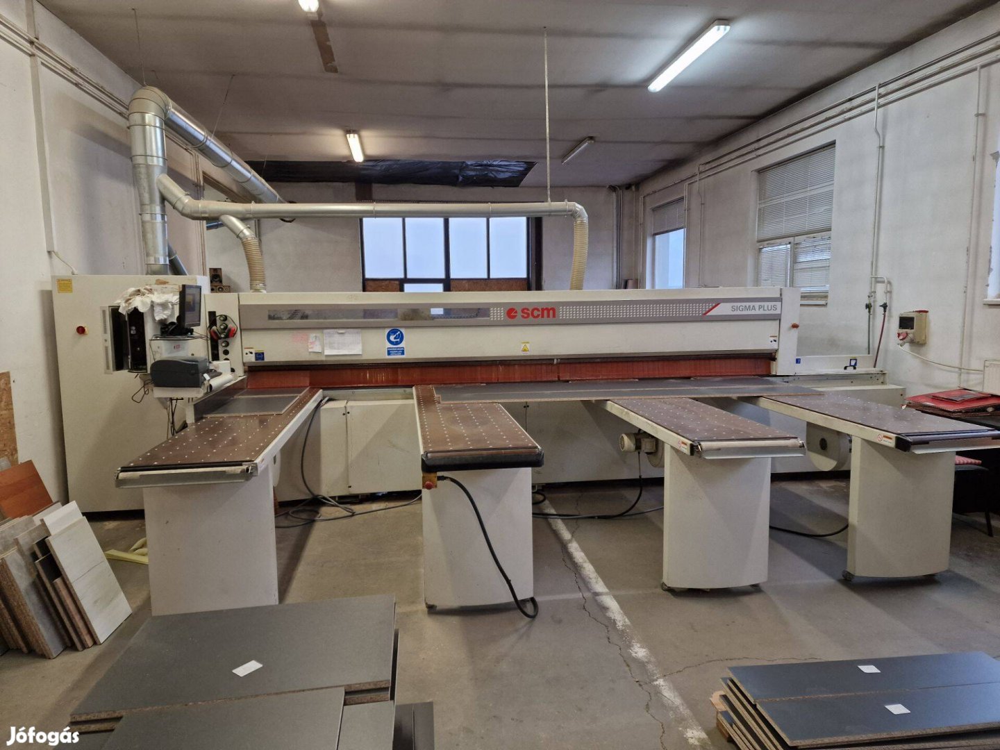 SCM Sigma PLUS 125 P 45 táblafelosztó gép