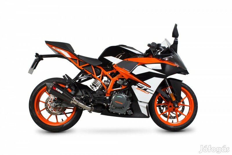 SCORPION Serket Parallel Kipufogó Carbon/Fekete ABS Végzáró KTM RC390