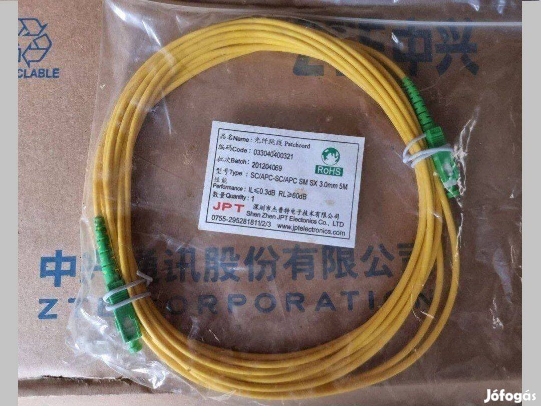 SC/APC 5 méteres kábel patch cord eladó