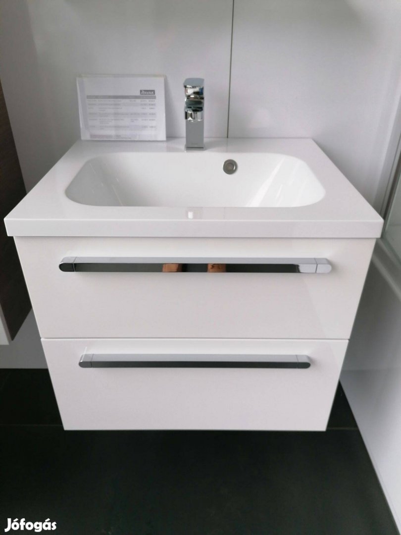 SD Chrome II 600 mosdó alatti szekrény (capuccino/fehér)