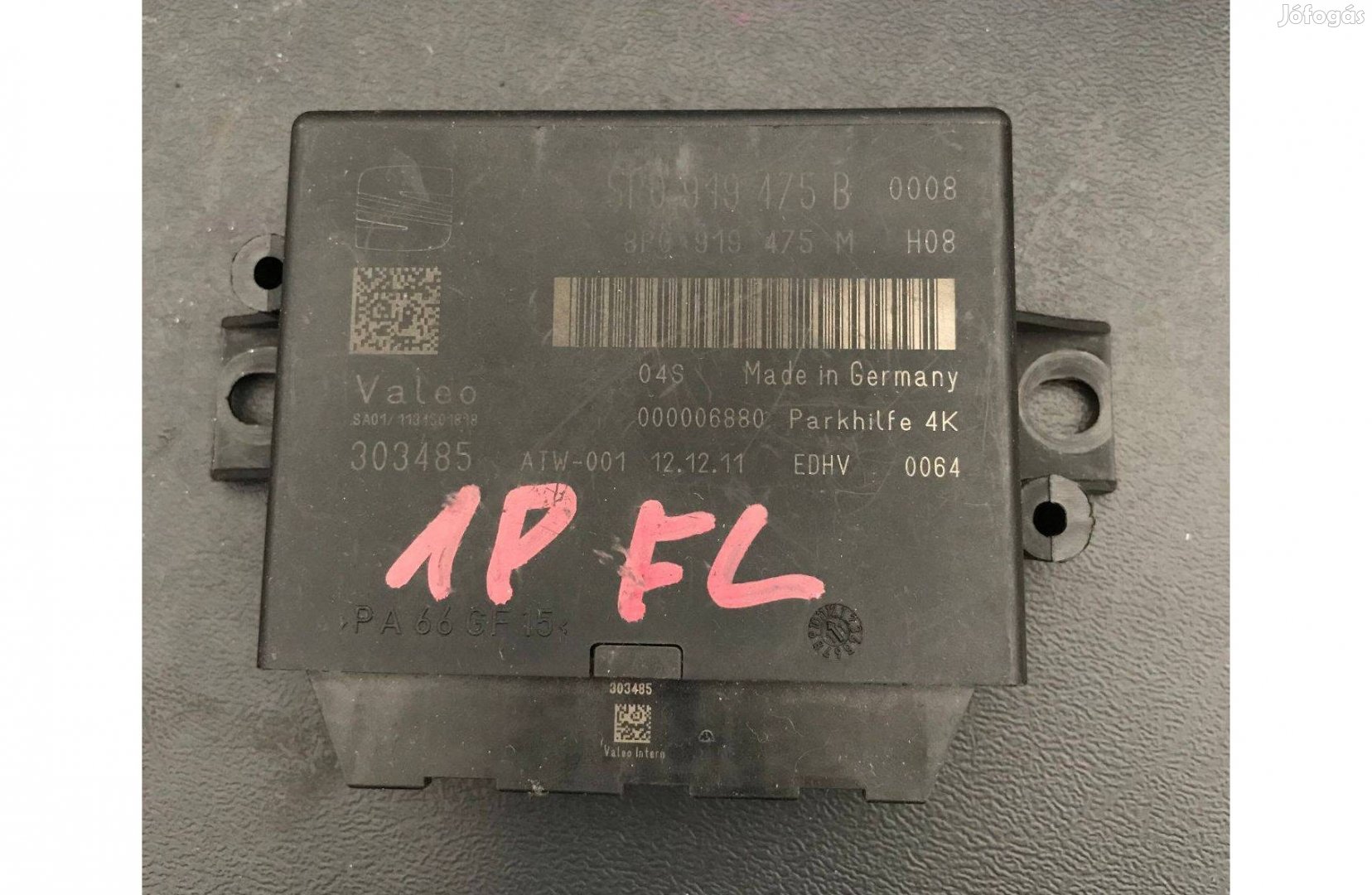 SEAT Leon 1P FL - PDC vezérlő 5P0 919 475 B