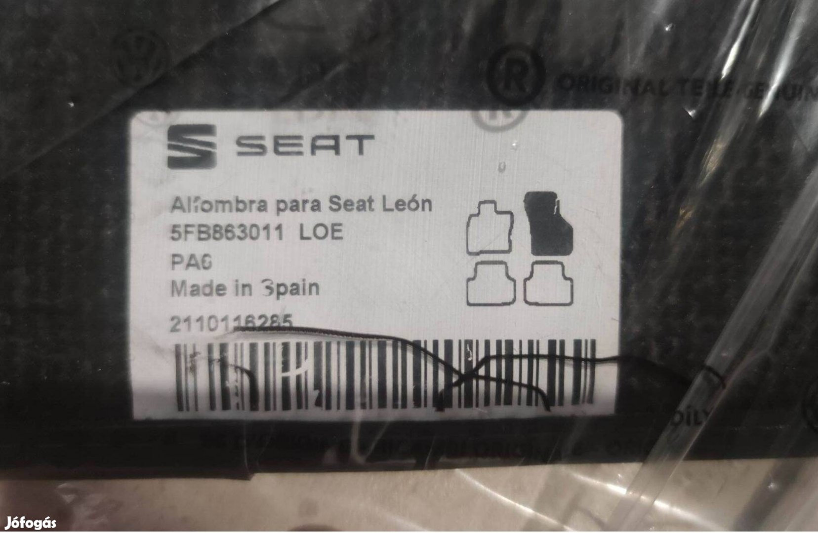 SEAT Leon Eredeti szövetszőnyeg garnitúra