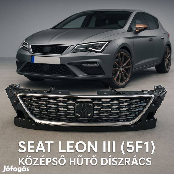 SEAT Leon III (5F1) középső hűtő díszrács csz 5F0853654F