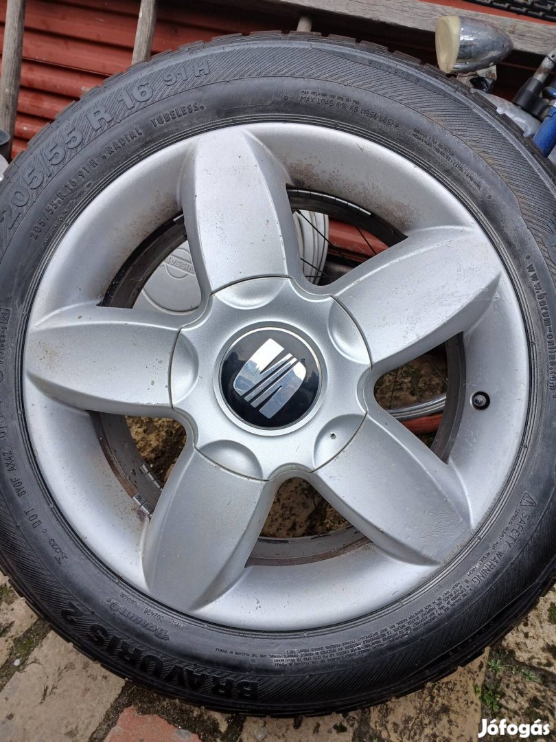 SEAT gyári alufelni garnitúra 5x112x16. 