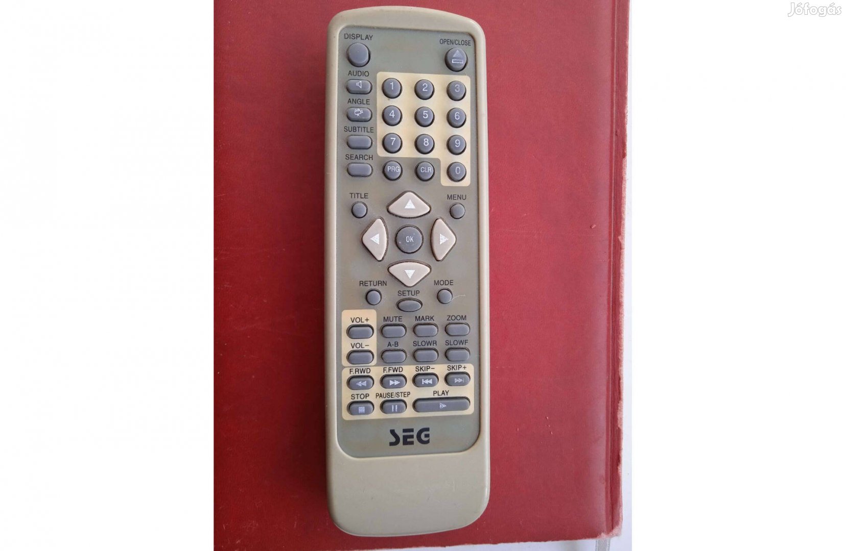 SEG BF 9000X , eredeti gyári DVD távirányító , működik
