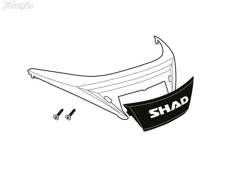 SHAD SH34 színes fedél reflektorokkal