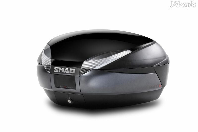 SHAD SH48 Fekete Fém Fedél