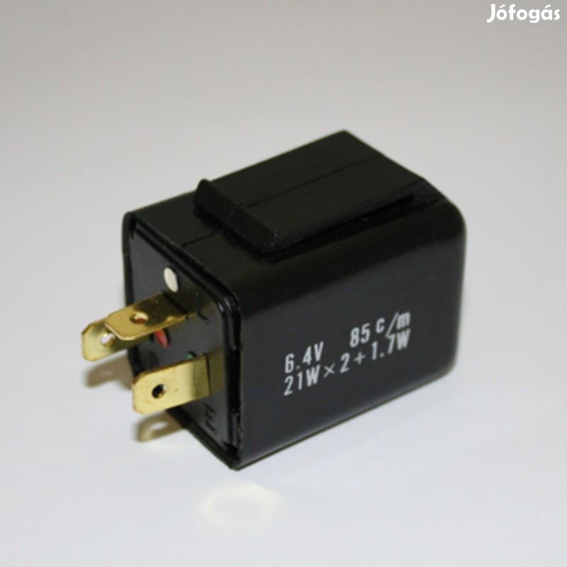 SHIN YO villogó relé, 3 pólusú elektronikus 6 V