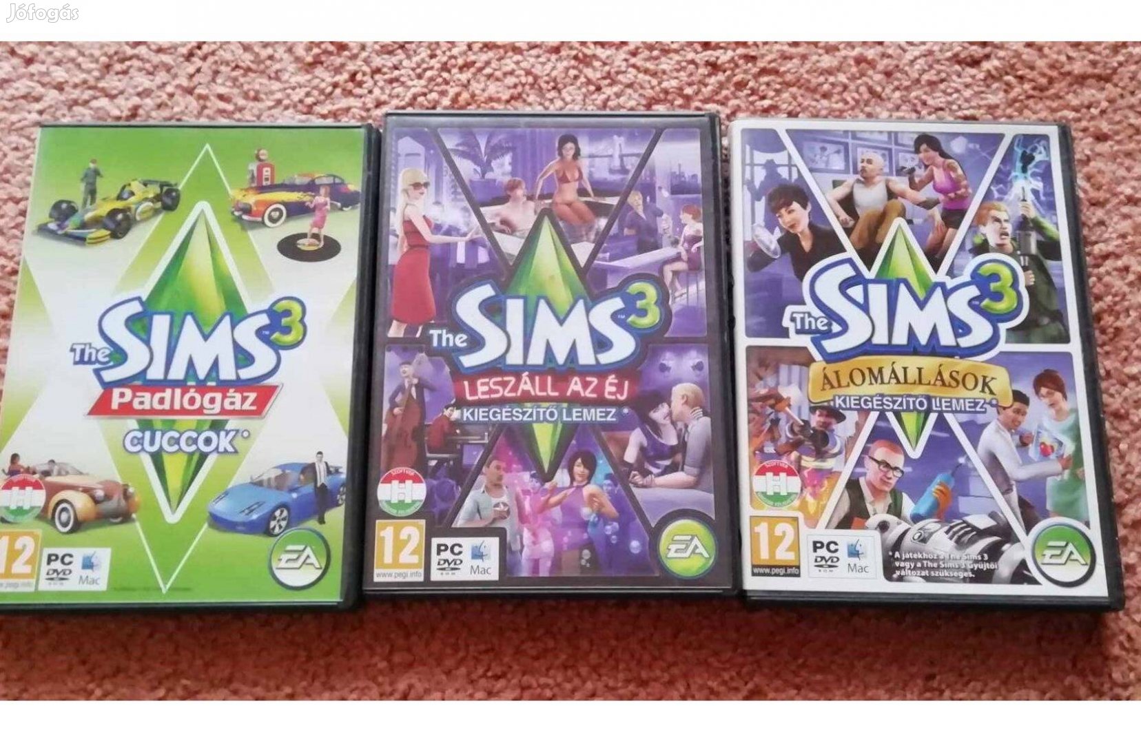 SIMS 3 kiegészítő játék 3 db