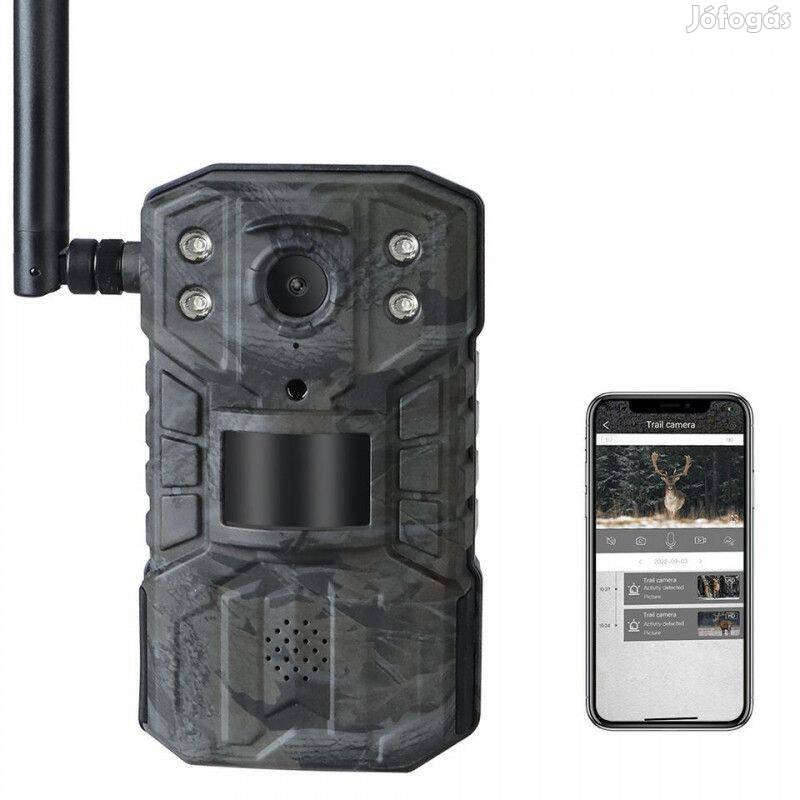 SIM kártyás Vadászkamera 4G H2-Livestream Mobil app vadkamera