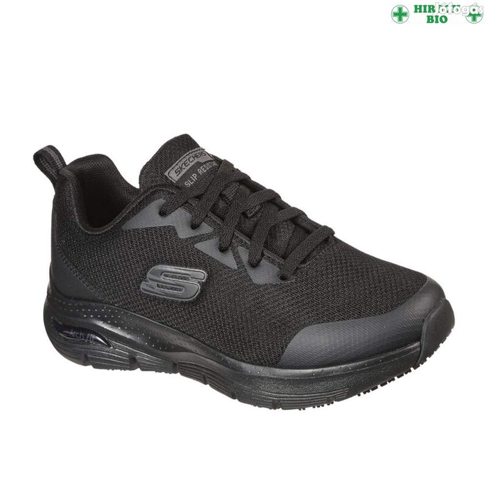 SKECHERS  ARCH FIT SR fekete női munkacipő 35-37