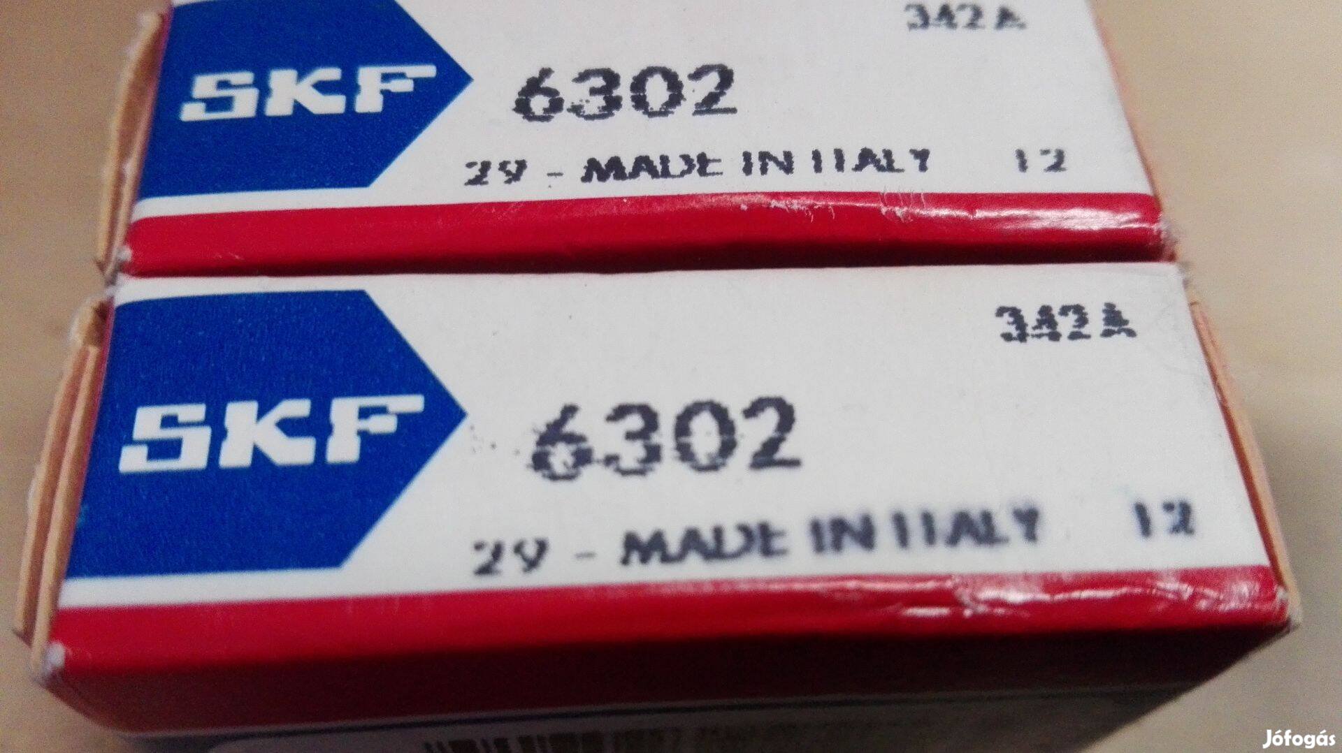 SKF Minőségi 2 db 6302-es csapágy
