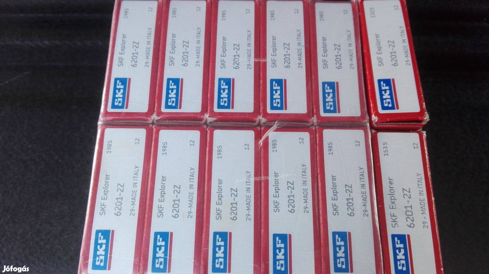 SKF Minőségi csapágy 12 db 6201-es 2Z