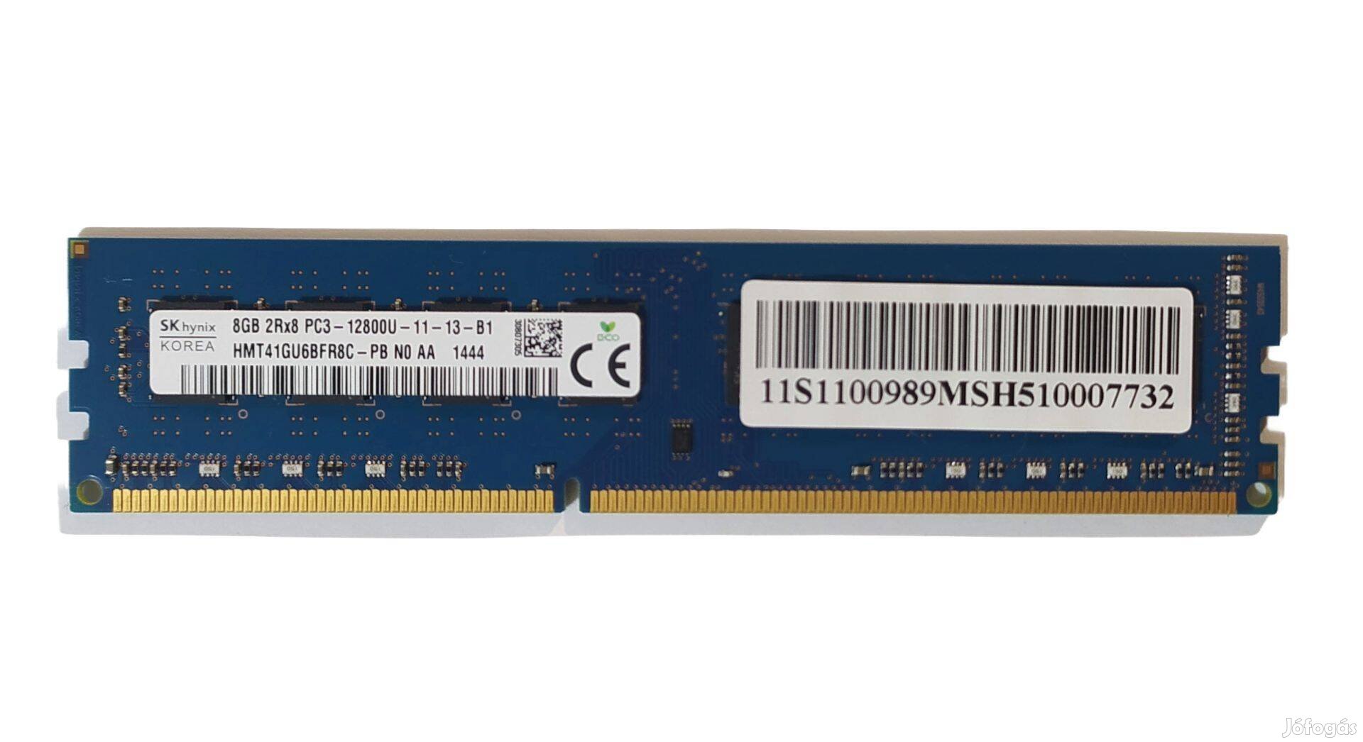SK Hynix 8GB DDR3 1600MHz memória