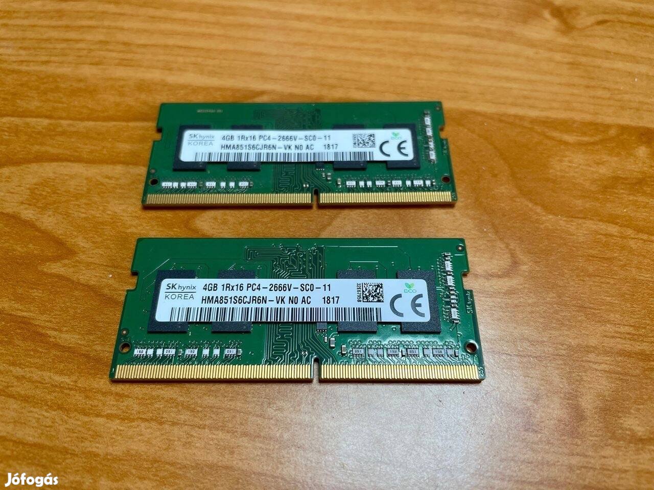 SK Hynix 8GB (2X4gb) DDR4 2666MHz (imac) HMA851S6Cjr6N-VK