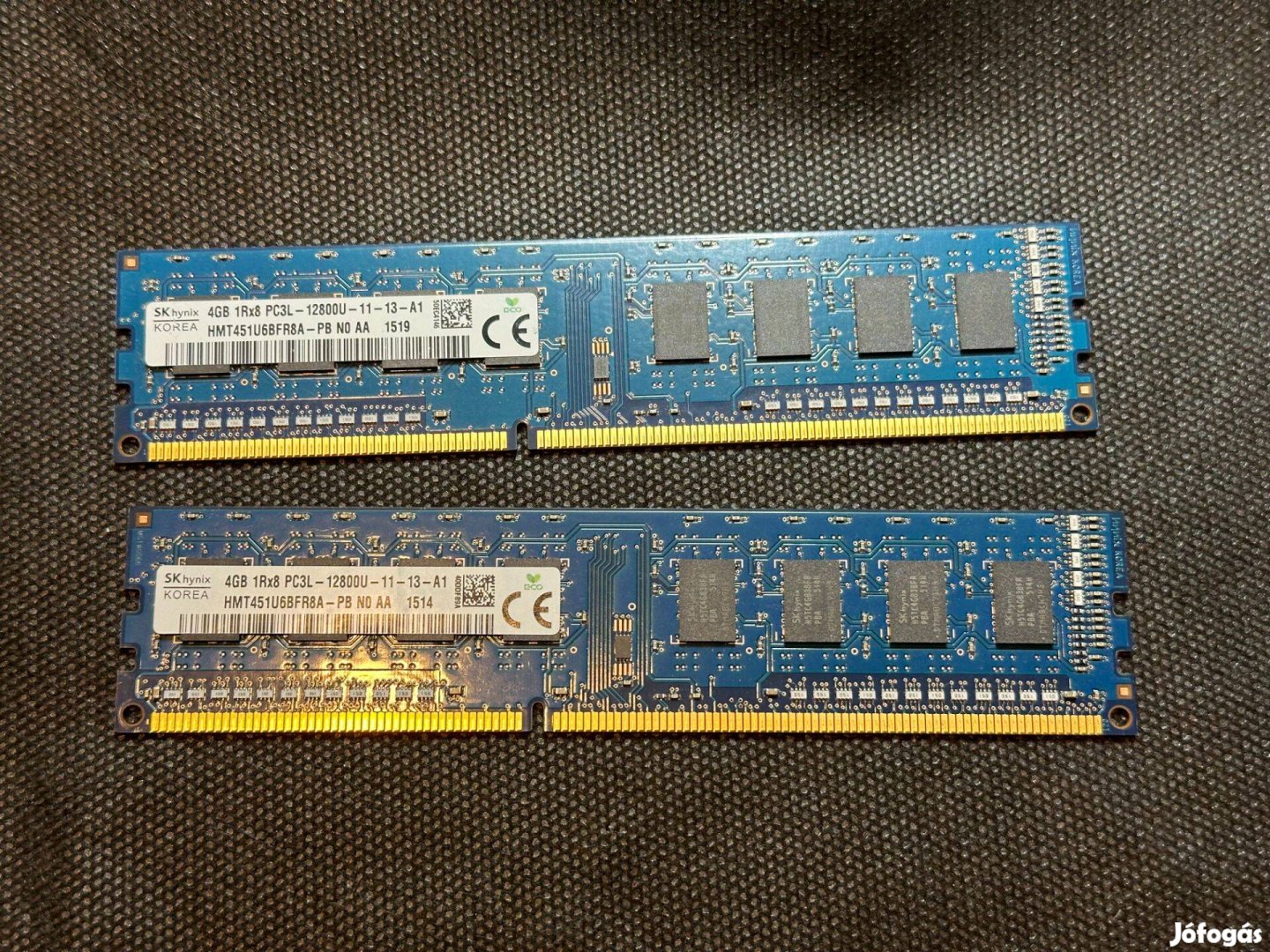 SK Hynix 8Gb (2x4Gb) DDR3L-1600 memória eladó