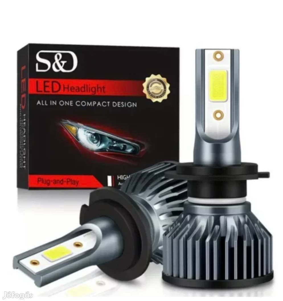 SMD-W159329 H1 V6 LED fényszóró szett 24W 12V párban