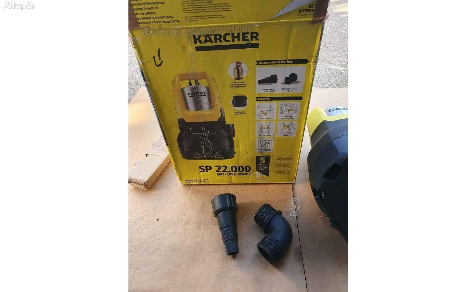 SP 22 000 Dirt a Kärcher legerősebb merülőmotoros szivattyúja