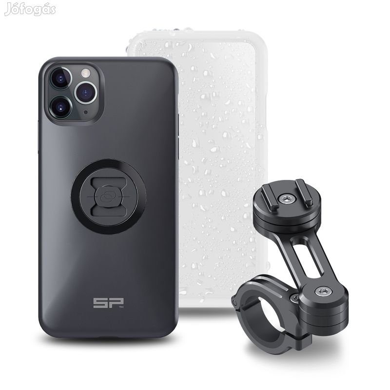 SP-CONNECT Moto Bundle kormányra rögzítve iPhone 11 Pro Max számára