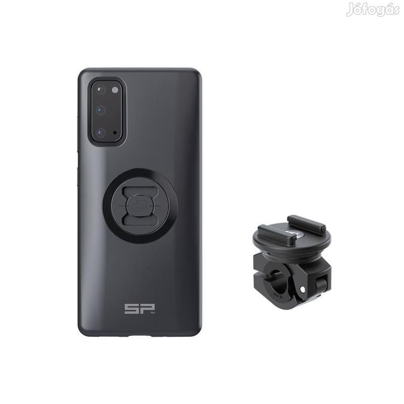 SP CONNECT Moto Bundle rögzítve a tükörre - Samsung S20