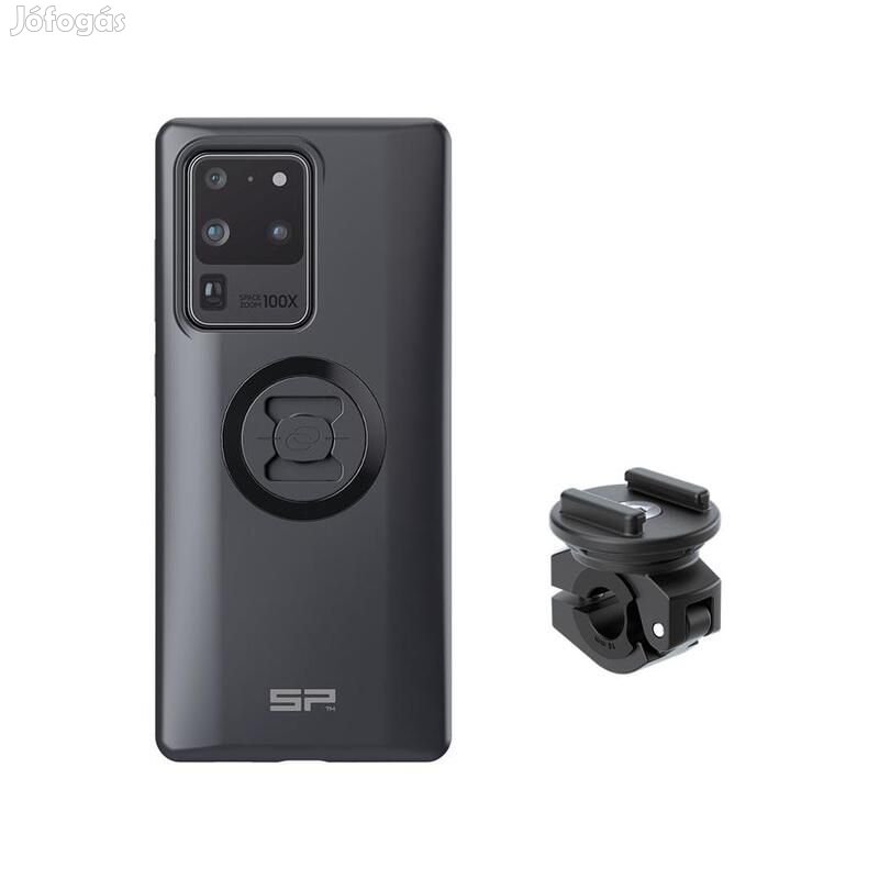 SP CONNECT Moto Bundle rögzítve a tükörre - Samsung S20 Ultra