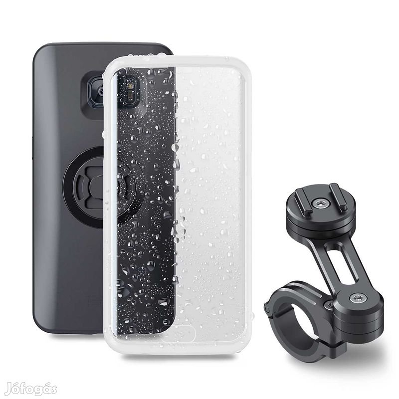 SP-CONNECT Moto csomag rögzítve a kormányra Samsung S7 Edge számára