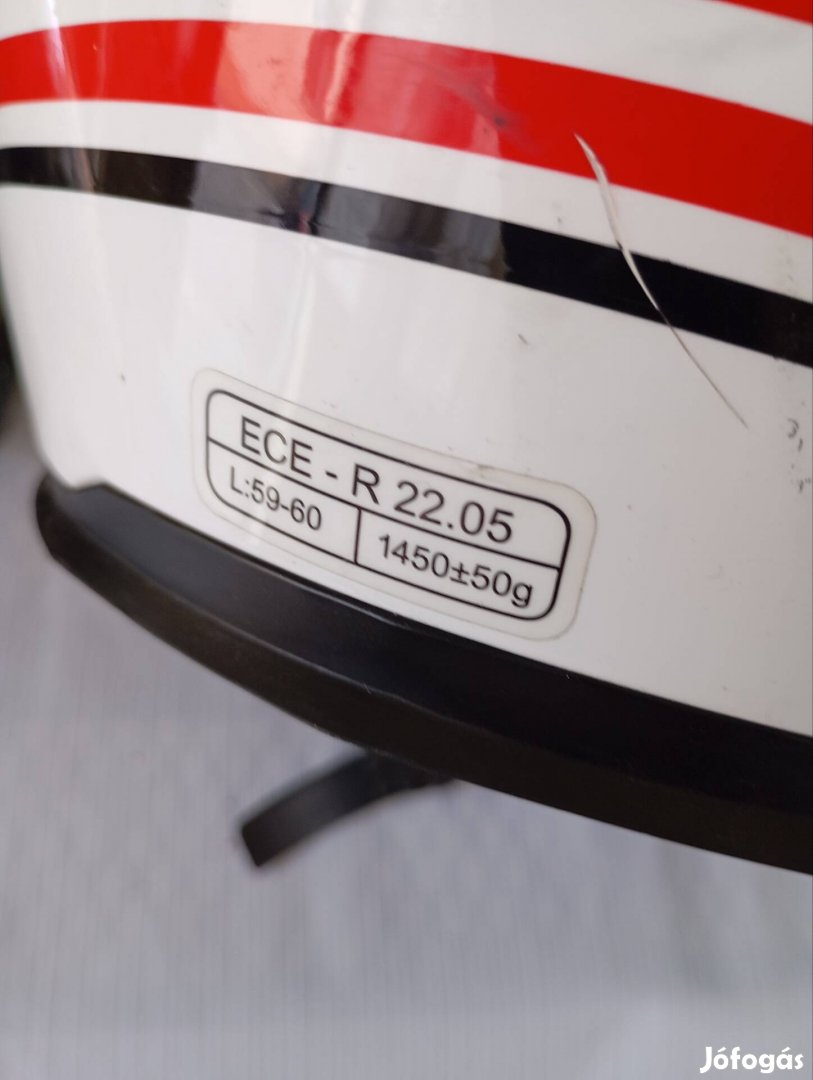 SQ Motoros sisak bukósisak használt, fehér