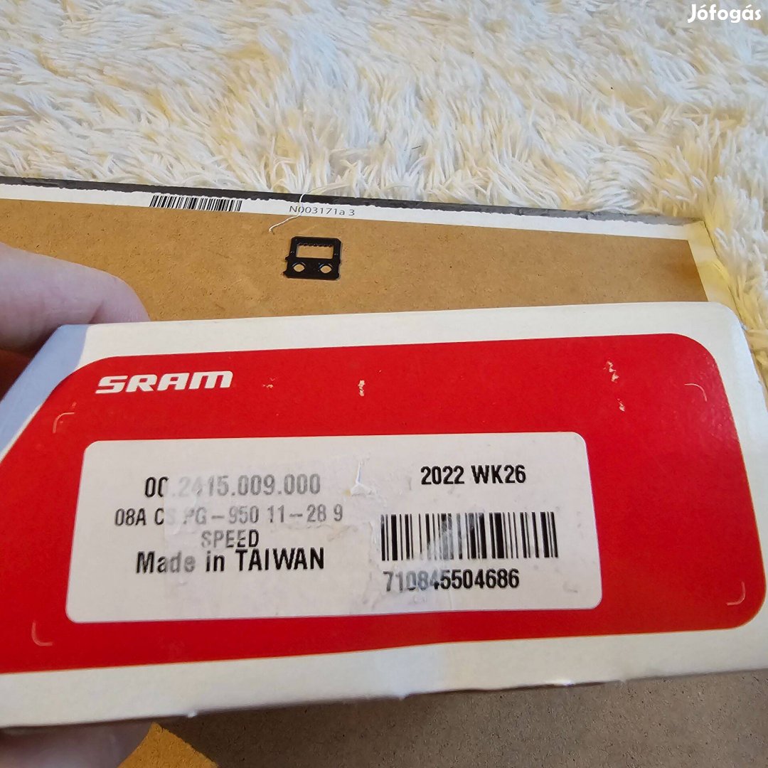 SRAM PG-950 11-28-AS Lánckeréksor 9S új dobozos