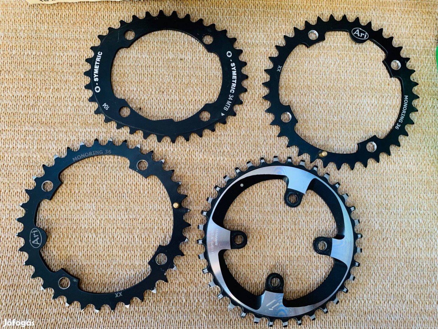 SRAM X-Sync , ARI Monoring, Symmetric lánctányérok