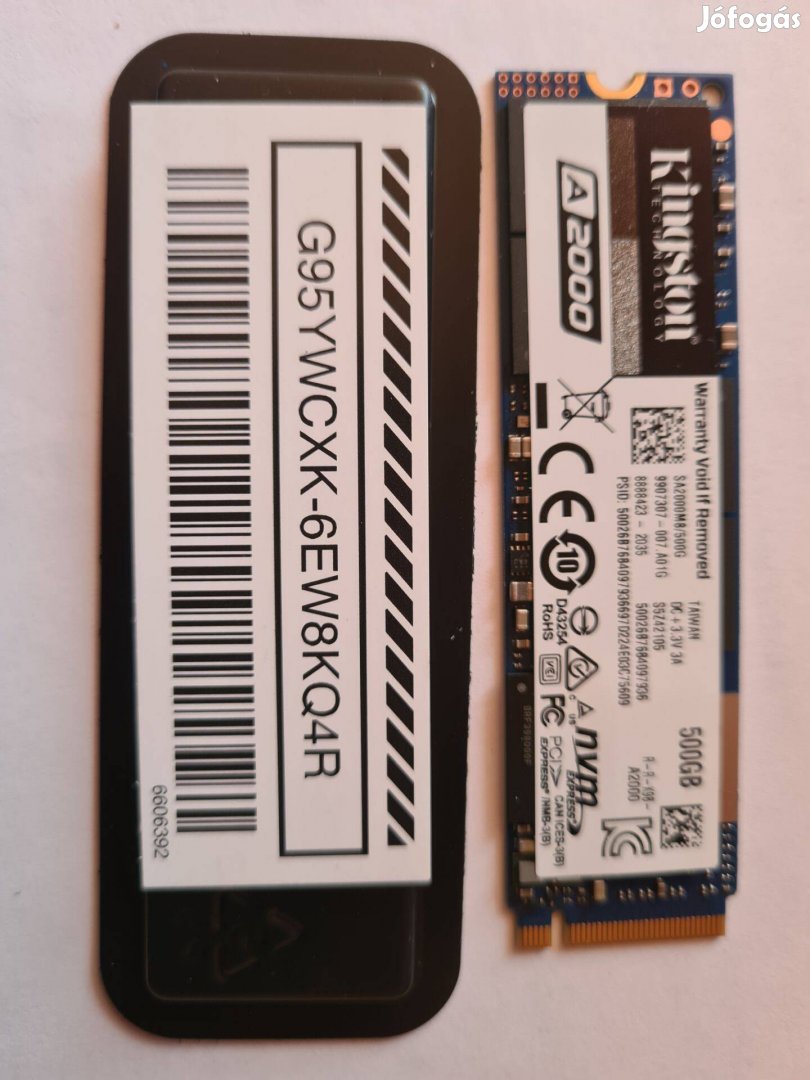 SSD merevlemez 500GB