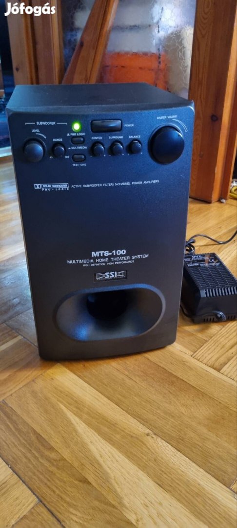 SSI MTS-100 aktív subwoofer 5 csatornás erősítővel 