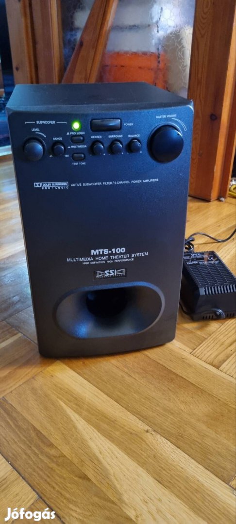 SSI MTS-100 aktív subwoofer 5 csatornás erősítővel 