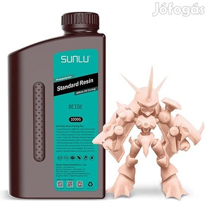 SUNLU, BEIGE (BÉZS) 1000G UV STANDARD 3D RESIN (4693)