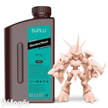 SUNLU, BEIGE (BÉZS) 1000G UV STANDARD 3D RESIN (4693)