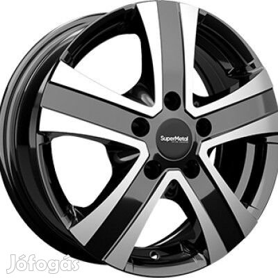 SUPER METAL HAMMER Fényes fekete Polírozott 6,5X16 5X130 ET65 CB78,1