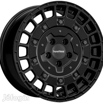 SUPER METAL RIG Tompa fekete 7,5X17 5X130 ET55 CB78,1 | alufelni |