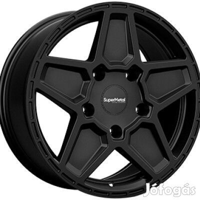 SUPER METAL ROCKET Tompa fekete 8X18 5X160 ET45 CB65,1 | alufelni |